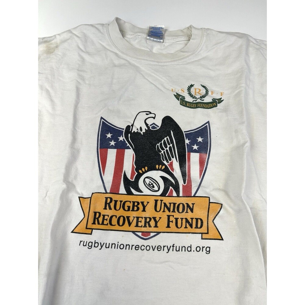 Rugby Union Recovery Fund Golden T-shirt Large